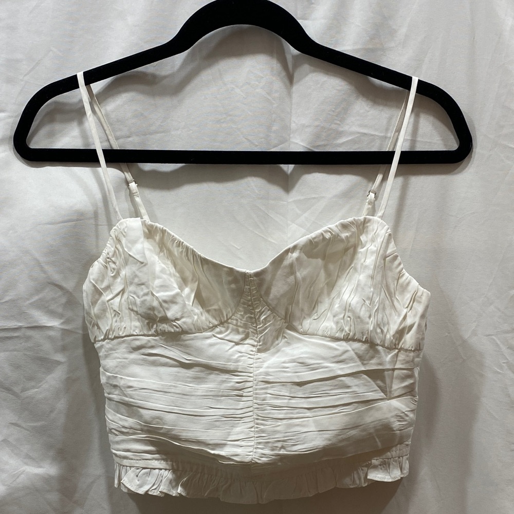 Elodie White Crop Top